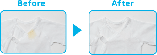 ミルク汚れをきれいに落とす洗濯方法