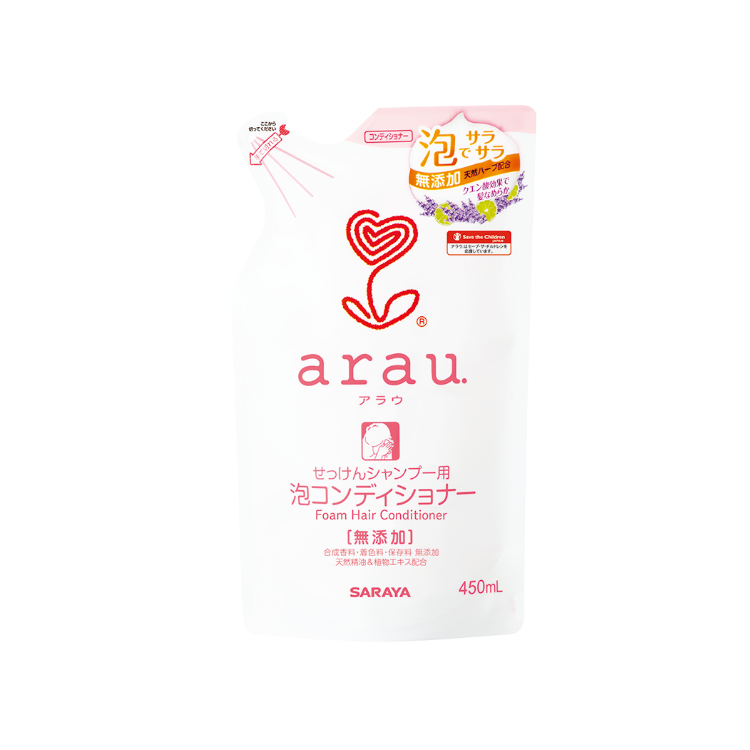 泡コンディショナー | 製品一覧 | 無添加せっけんとハーブのアラウ 泡コンディショナー | 製品一覧 | 無添加せっけんとハーブのアラウ